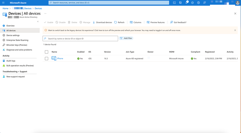 Jamf Pro 整合微軟 Conditional Access 裝置合規性